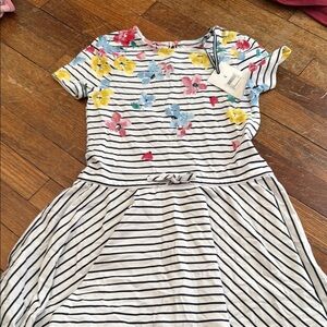 Striped Floral Dress